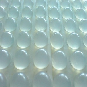 模切環保透明硅膠腳墊